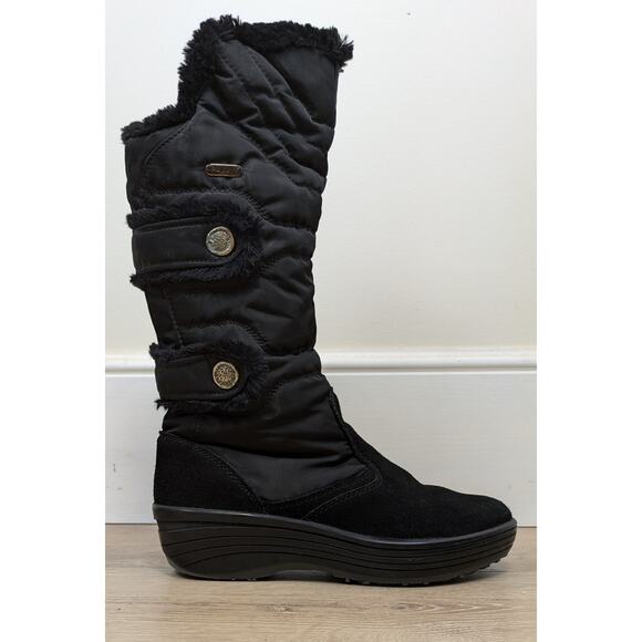 Pajar Canada Chloe Women's Winter Snow Boots Size 10 BlackTall  Zip Waterproof - Picture 2 of 12